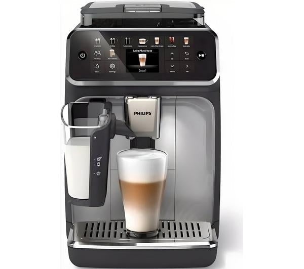 Philips Series 5500 Silver Finish LatteGo Coffee Machine
