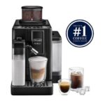 Whole Bean DeLonghi Rivelia Black Automatic Coffee Machine