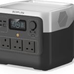 768Wh Portable Power Station 1600W Peak Solar Generator with 11 Outputs