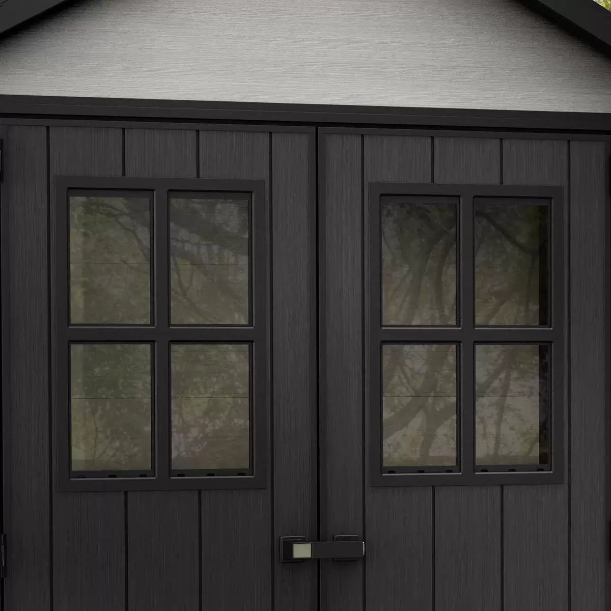 Keter Oakland Shed 7.5 x 4ft - Grey - Image 4