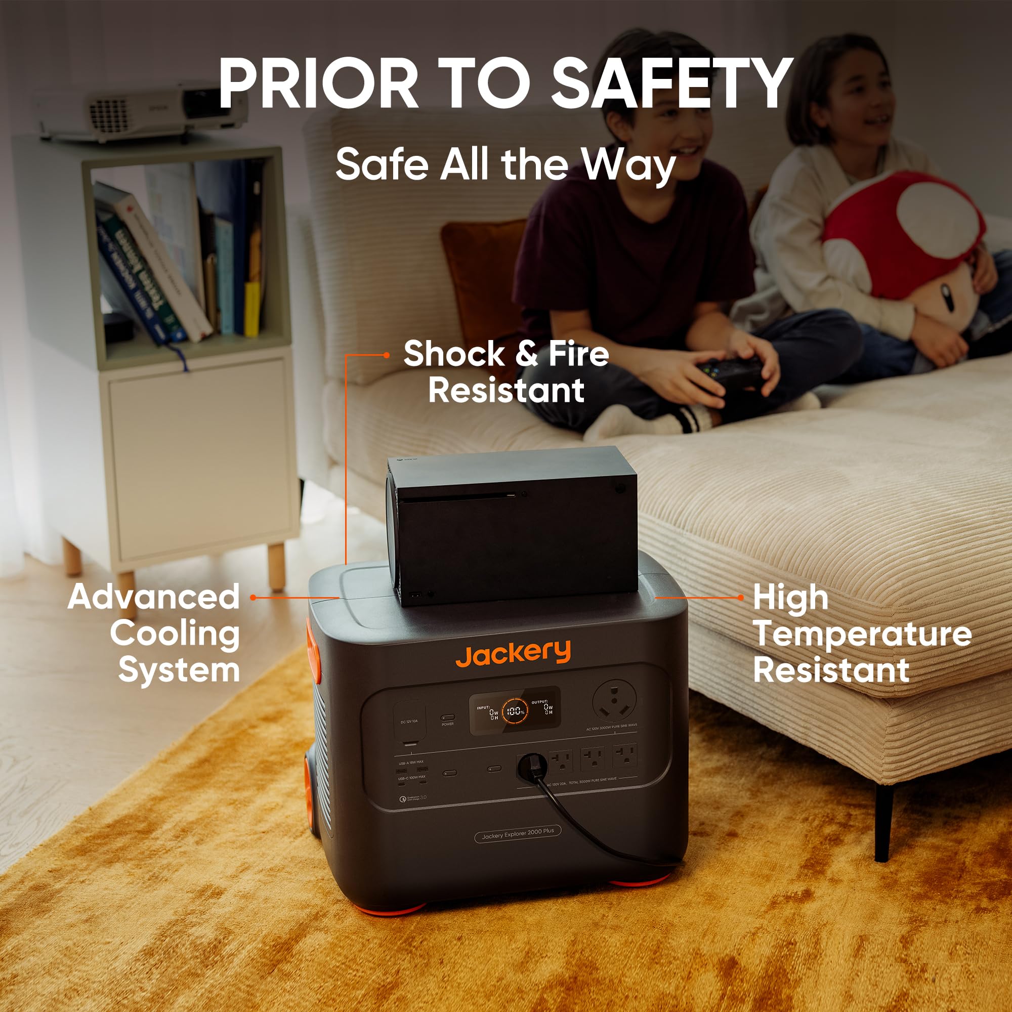 Explorer 2000 Plus Portable Power Station, 2042Wh, 3000W AC Output - Image 3