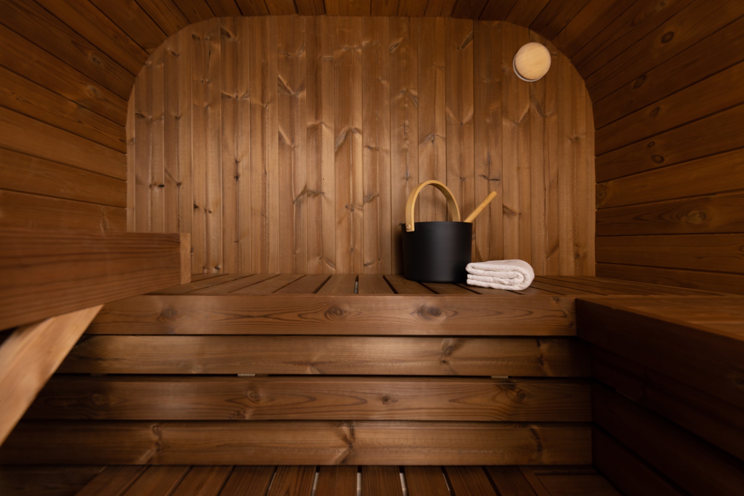 Natural Wood Compact Garden Sauna Cabin For 2 To 3 People - Image 3
